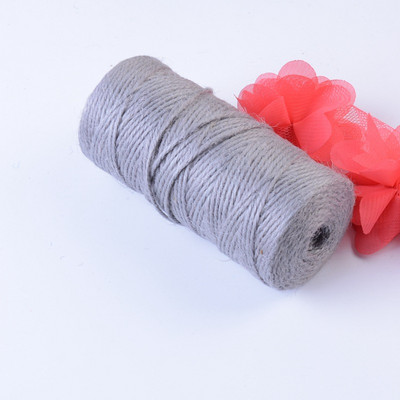 100 jardi Dabīga džutas aukla audekla aukla stīga kaņepju virve ballīte kāzu dāvanu iesaiņošana auklas diegi DIY Scrapbooking Floristi Amatniecība