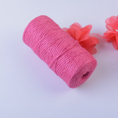 100 jardi Dabīga džutas aukla audekla aukla stīga kaņepju virve ballīte kāzu dāvanu iesaiņošana auklas diegi DIY Scrapbooking Floristi Amatniecība