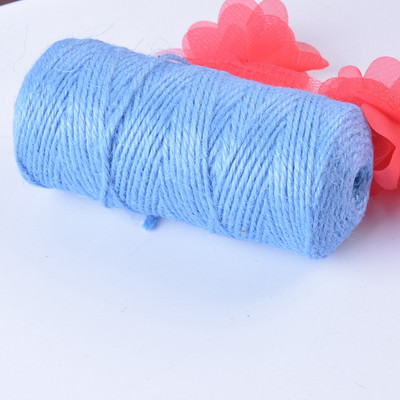 100 jardi Dabīga džutas aukla audekla aukla stīga kaņepju virve ballīte kāzu dāvanu iesaiņošana auklas diegi DIY Scrapbooking Floristi Amatniecība