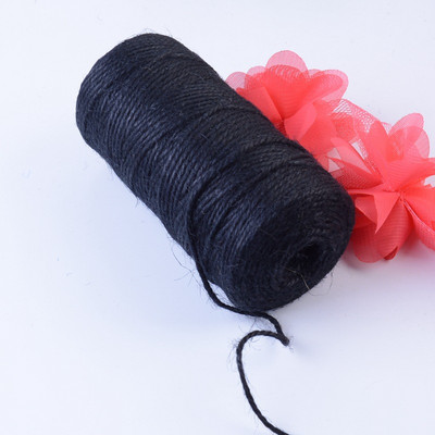 100 jardi Dabīga džutas aukla audekla aukla stīga kaņepju virve ballīte kāzu dāvanu iesaiņošana auklas diegi DIY Scrapbooking Floristi Amatniecība