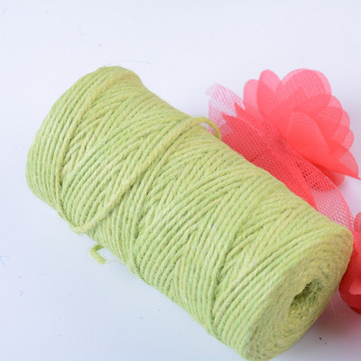 100 jardi Dabīga džutas aukla audekla aukla stīga kaņepju virve ballīte kāzu dāvanu iesaiņošana auklas diegi DIY Scrapbooking Floristi Amatniecība