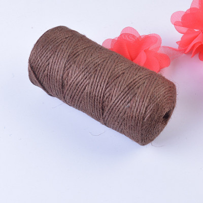 100 jardi Dabīga džutas aukla audekla aukla stīga kaņepju virve ballīte kāzu dāvanu iesaiņošana auklas diegi DIY Scrapbooking Floristi Amatniecība