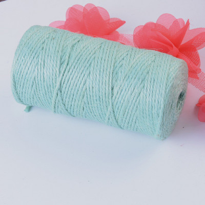 100 jardi Dabīga džutas aukla audekla aukla stīga kaņepju virve ballīte kāzu dāvanu iesaiņošana auklas diegi DIY Scrapbooking Floristi Amatniecība