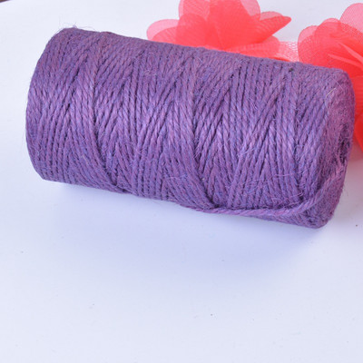 100 jardi Dabīga džutas aukla audekla aukla stīga kaņepju virve ballīte kāzu dāvanu iesaiņošana auklas diegi DIY Scrapbooking Floristi Amatniecība