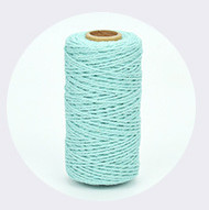 100 m garš/100 jardu tīras kokvilnas, savītas auklas virves Amatniecības izstrādājumi Makrame Artisan String Daudzkrāsains kokvilnas lina virve Mājas tekstils