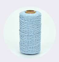 100 m garš/100 jardu tīras kokvilnas, savītas auklas virves Amatniecības izstrādājumi Makrame Artisan String Daudzkrāsains kokvilnas lina virve Mājas tekstils