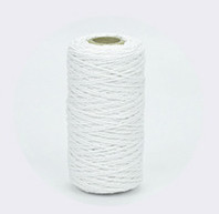 100 m garš/100 jardu tīras kokvilnas, savītas auklas virves Amatniecības izstrādājumi Makrame Artisan String Daudzkrāsains kokvilnas lina virve Mājas tekstils