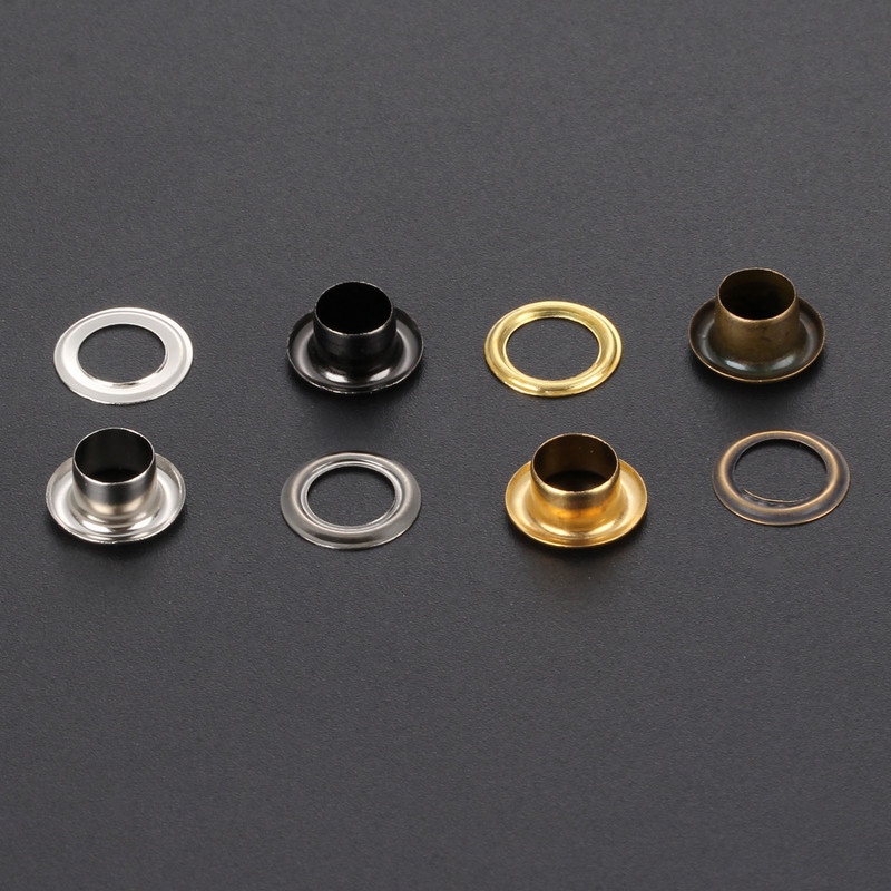 100 komada 5 mm 6 mm 8 mm alat za zakovice mesingana dvostrana ušica šuplja zakovica za odjeću torba za remen cipela