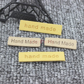 50db Puha Velúr Kézzel Készített Címkék Barna Bézs Szín KÉZI GYÁRTÁS Címke Címke Ruha Velúr Címkék baba sapkákhoz Kesztyűk Táskák Díszítés