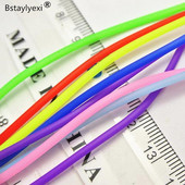 10 méteres kötélkeverék szín Üreges gumicső ékszerzsinór 2mm-es fedél Memóriahuzal dekoratív barkács kiegészítők Újdonság Kézműves