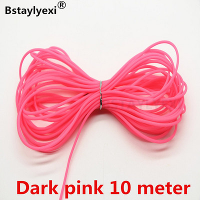 10 méteres kötélkeverék szín Üreges gumicső ékszerzsinór 2mm-es fedél Memóriahuzal dekoratív barkács kiegészítők Újdonság Kézműves