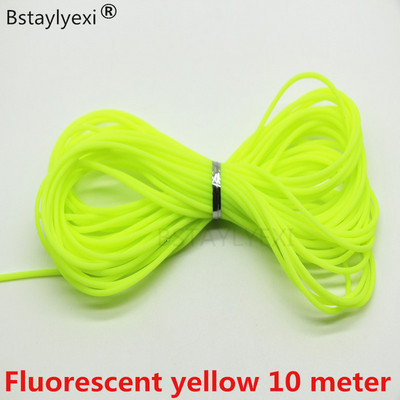 10 méteres kötélkeverék szín Üreges gumicső ékszerzsinór 2mm-es fedél Memóriahuzal dekoratív barkács kiegészítők Újdonság Kézműves