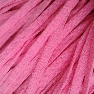 10 mm puuvillane köis õõnes, lame keerutatud kootud nöör mitmevärviline nöör vöökoht koti jaoks Käsitsi valmistatud käsitöö kodutekstiili õmblemine 5 meetrit