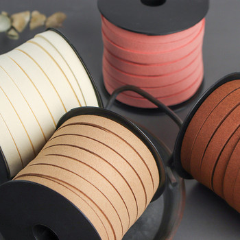 10 мм, 5 ярда, 19 цвята, плосък изкуствен велур, плетен шнур, кожен колан, корейска кадифена кожа за изработка на бижута Направи си сам, ръчно изработена гривна