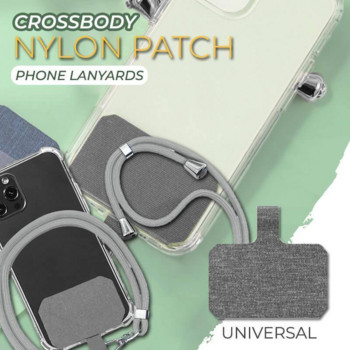 Universal Crossbody Patch Τηλέφωνο Κορδόνια Ιμάντας Κινητού Τηλεφώνου Κορδόνι Νάιλον Μαλακό σχοινί Κρεμαστό καλώδιο για κινητό τηλέφωνο