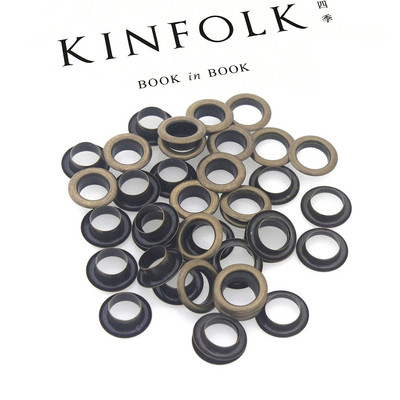 100 kompleta 8 mm mesingana dvostrana ušica s podloškom za pranje, kožna obrtnička ušnica za popravak, okrugli prstenovi za oči, torba za cipele, remen za odjeću, šešir