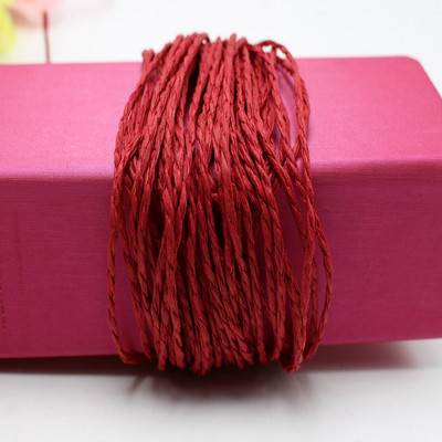 100 méter eperfa papírzsinór zsineg kézműves cérna virágüzlet Válasszon színt