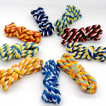 6 мм цветно 100% памучно въже 3 дяла усукани шнурове за Направи си сам занаятчийска чанта Колан Домашен текстилен декор Шнур Аксесоари за шиене Въжета