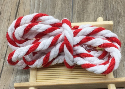 6 mm šareno 100% pamučno uže 3 dionice upletene užadi za DIY rukotvorine torba Pojas Kućni tekstil Dekor užad Pribor za šivanje Užad