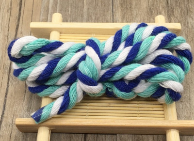 6 mm šareno 100% pamučno uže 3 dionice upletene užadi za DIY rukotvorine torba Pojas Kućni tekstil Dekor užad Pribor za šivanje Užad
