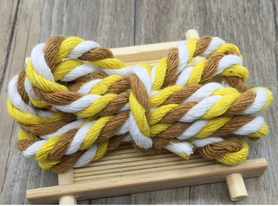 6 mm šareno 100% pamučno uže 3 dionice upletene užadi za DIY rukotvorine torba Pojas Kućni tekstil Dekor užad Pribor za šivanje Užad