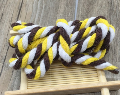 6 mm šareno 100% pamučno uže 3 dionice upletene užadi za DIY rukotvorine torba Pojas Kućni tekstil Dekor užad Pribor za šivanje Užad