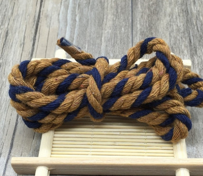 6 mm šareno 100% pamučno uže 3 dionice upletene užadi za DIY rukotvorine torba Pojas Kućni tekstil Dekor užad Pribor za šivanje Užad