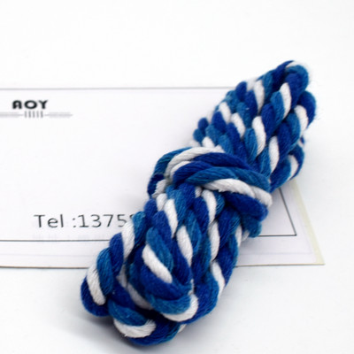 6 mm šareno 100% pamučno uže 3 dionice upletene užadi za DIY rukotvorine torba Pojas Kućni tekstil Dekor užad Pribor za šivanje Užad