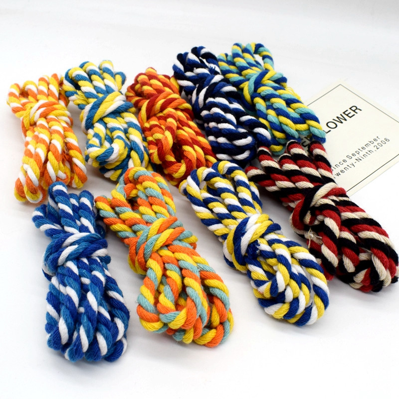 6 mm šareno 100% pamučno uže 3 dionice upletene užadi za DIY rukotvorine torba Pojas Kućni tekstil Dekor užad Pribor za šivanje Užad