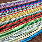 Sigurnosno uže od šarene uzice debljine 5 mm Zavezano uže 3 niti prijenosnog upredenog užeta