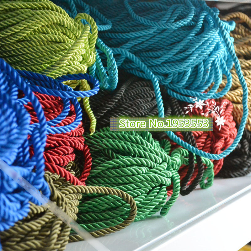 Sigurnosno uže od šarene uzice debljine 5 mm Zavezano uže 3 niti prijenosnog upredenog užeta