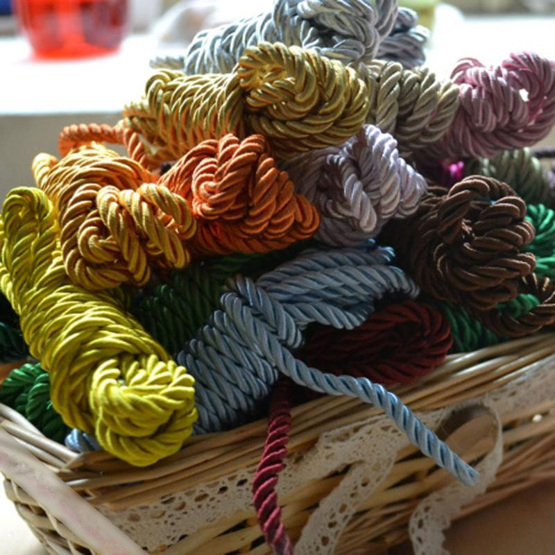 Sigurnosno uže od šarene uzice debljine 5 mm Zavezano uže 3 niti prijenosnog upredenog užeta