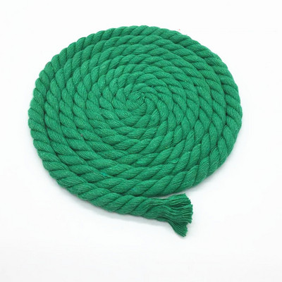 10 méter 5 mm-es 3 osztó csavart 100% színes pamut zsinórok/kötél táskához lakberendezési tárgyak barkácsolás textil kiegészítők