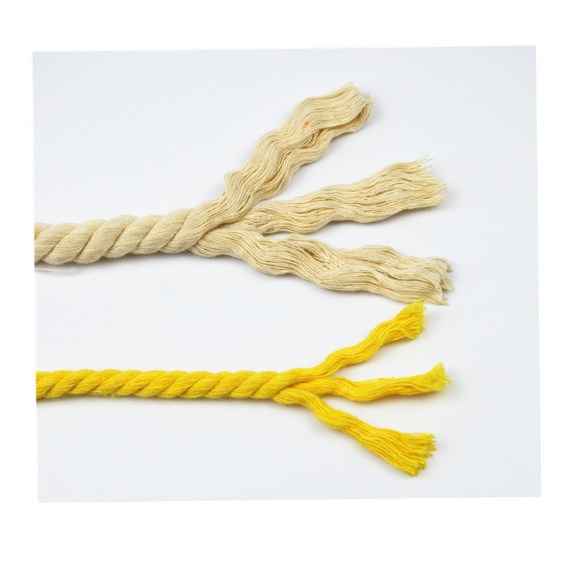 10 méter 5 mm-es 3 osztó csavart 100% színes pamut zsinórok/kötél táskához lakberendezési tárgyak barkácsolás textil kiegészítők