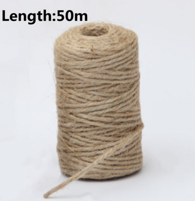 100M/rola pamučne uzice Konop za pečenje Šareni pamuk Rukotvorine uzice Makrame uzica DIY Kućni tekstil Umatanje darova Svadbeni dekor