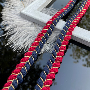 2022 új stílusú koreai kis illatos szél arany drót kétszálas színhez illő szalag csipke DIY haj kiegészítők ruhák