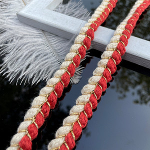 2022 új stílusú koreai kis illatos szél arany drót kétszálas színhez illő szalag csipke DIY haj kiegészítők ruhák