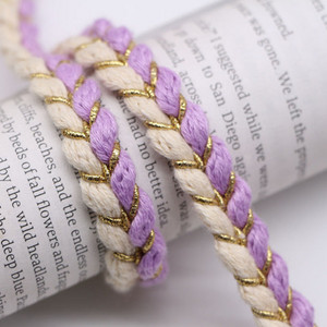 2022 új stílusú koreai kis illatos szél arany drót kétszálas színhez illő szalag csipke DIY haj kiegészítők ruhák