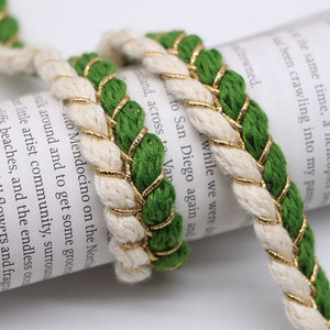 2022 új stílusú koreai kis illatos szél arany drót kétszálas színhez illő szalag csipke DIY haj kiegészítők ruhák