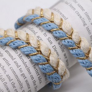 2022 új stílusú koreai kis illatos szél arany drót kétszálas színhez illő szalag csipke DIY haj kiegészítők ruhák