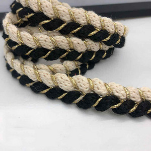 2022 új stílusú koreai kis illatos szél arany drót kétszálas színhez illő szalag csipke DIY haj kiegészítők ruhák