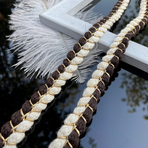 2022 új stílusú koreai kis illatos szél arany drót kétszálas színhez illő szalag csipke DIY haj kiegészítők ruhák