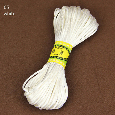 20 M/lot 2,5 mm fir de nailon nod chinezesc cordon de macrame brăţară sfoară împletită DIY ciucuri margele pentru fir Shamballa