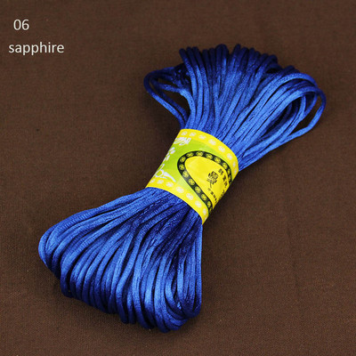 20 M/lot 2,5 mm fir de nailon nod chinezesc cordon de macrame brăţară sfoară împletită DIY ciucuri margele pentru fir Shamballa