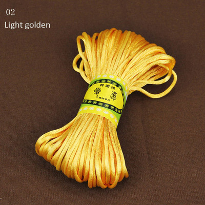 20 M/lot 2,5 mm fir de nailon nod chinezesc cordon de macrame brăţară sfoară împletită DIY ciucuri margele pentru fir Shamballa