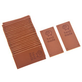 24 ks/lot ručne vyrábané písmená z PU kožené štítky pre DIY šitie, remeslá, tašky, klobúky, oblečenie, materiály, potreby