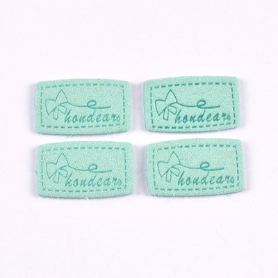 20 kom Mix Color Mašne Reljefne Flanelette Etikete DIY Rukotvorine Rukotvorine Dodaci za šivanje za odjeću Oznake za odjeću c3212