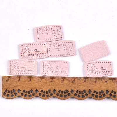 20 kom Mix Color Mašne Reljefne Flanelette Etikete DIY Rukotvorine Rukotvorine Dodaci za šivanje za odjeću Oznake za odjeću c3212