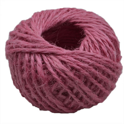 30 M/rullis Dabīga džutas aukla audekls Hesijas auklas stīgu kaņepju virve DIY amatniecības piederumi kāzu ballīšu dāvanu iesaiņojuma dekorēšana