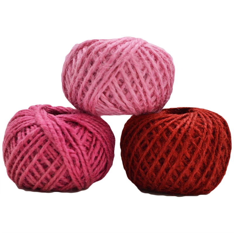 30 M/rullis Dabīga džutas aukla audekls Hesijas auklas stīgu kaņepju virve DIY amatniecības piederumi kāzu ballīšu dāvanu iesaiņojuma dekorēšana